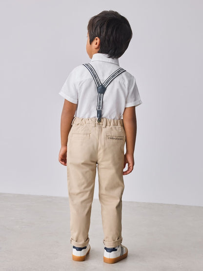 Baker by Ted Baker Shirt Trousers and Braces Set