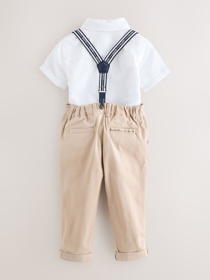 Baker by Ted Baker Shirt Trousers and Braces Set