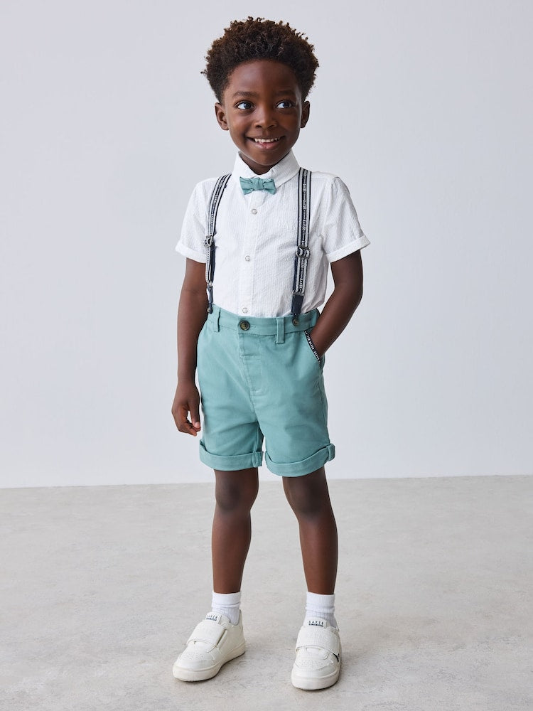 Baker by Ted Baker 3 Piece Shirt, Shorts and Braces Set