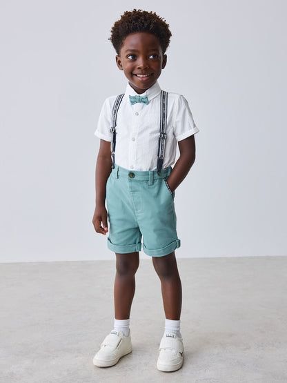 Baker by Ted Baker 3 Piece Shirt, Shorts and Braces Set