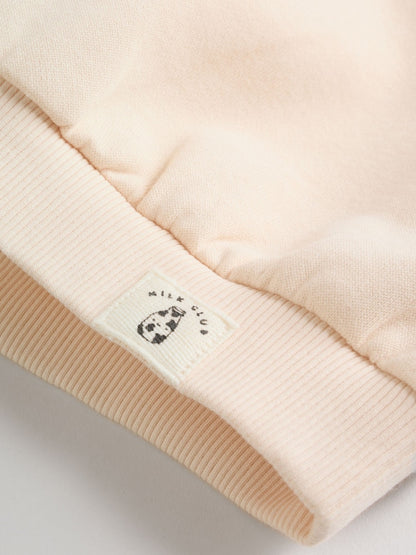 Neutral/Cow Milk Club Printed Sweat and Leggings Baby Set (0mths-2yrs)