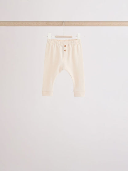 Neutral Brunch Club Baby Top &amp; Leggings Set 6 Piece (0mths-2yrs) - Size Up to 1 Month (56cm)