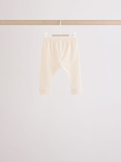 Neutral Brunch Club Baby Top &amp; Leggings Set 6 Piece (0mths-2yrs) - Size Up to 1 Month (56cm)