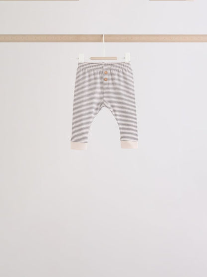 Neutral Brunch Club Baby Top &amp; Leggings Set 6 Piece (0mths-2yrs) - Size Up to 1 Month (56cm)