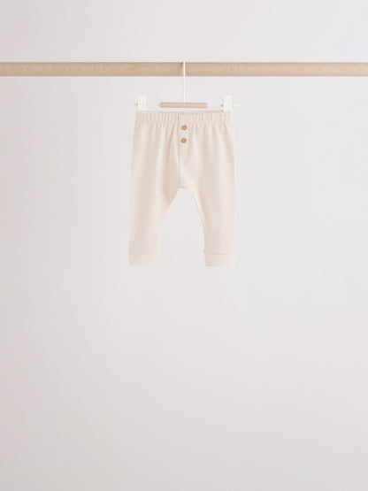 Neutral Brunch Club Baby Top &amp; Leggings Set 6 Piece (0mths-2yrs) - Size Up to 1 Month (56cm)