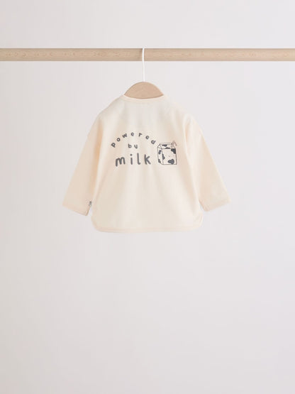 Neutral Brunch Club Baby Top &amp; Leggings Set 6 Piece (0mths-2yrs) - Size Up to 1 Month (56cm)