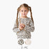 Juniors Printed T-shirt with Crew Neck and Long Sleeves - Set of 2 - Cream / 1-2 yrs