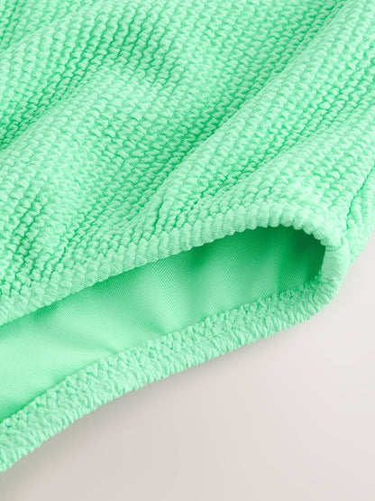 Green Crinkle Swimsuit (3-16yrs)