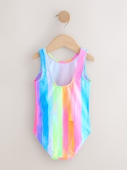 Rainbow Stripe Swimsuit (3mths-10yrs) - Size 3-6 Months (62-68cm)