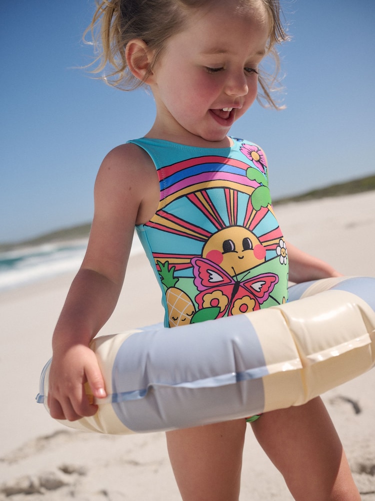 Multi Beach Scene Swimsuit (3mths-10yrs)