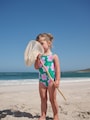 Green Stampy Floral Swimsuit (3mths-10yrs) - Size 3-6 Months (62-68cm)