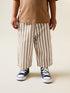 Tan/White Stripe Pull On Wide Trousers (3mths-7yrs) - Tan/White Stripe Pull On Wide / 12-18 Months (80-86cm)