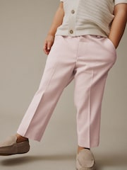 Pink Smart Trousers (3mths-7yrs) - Size 3-6 Months (62-68cm)