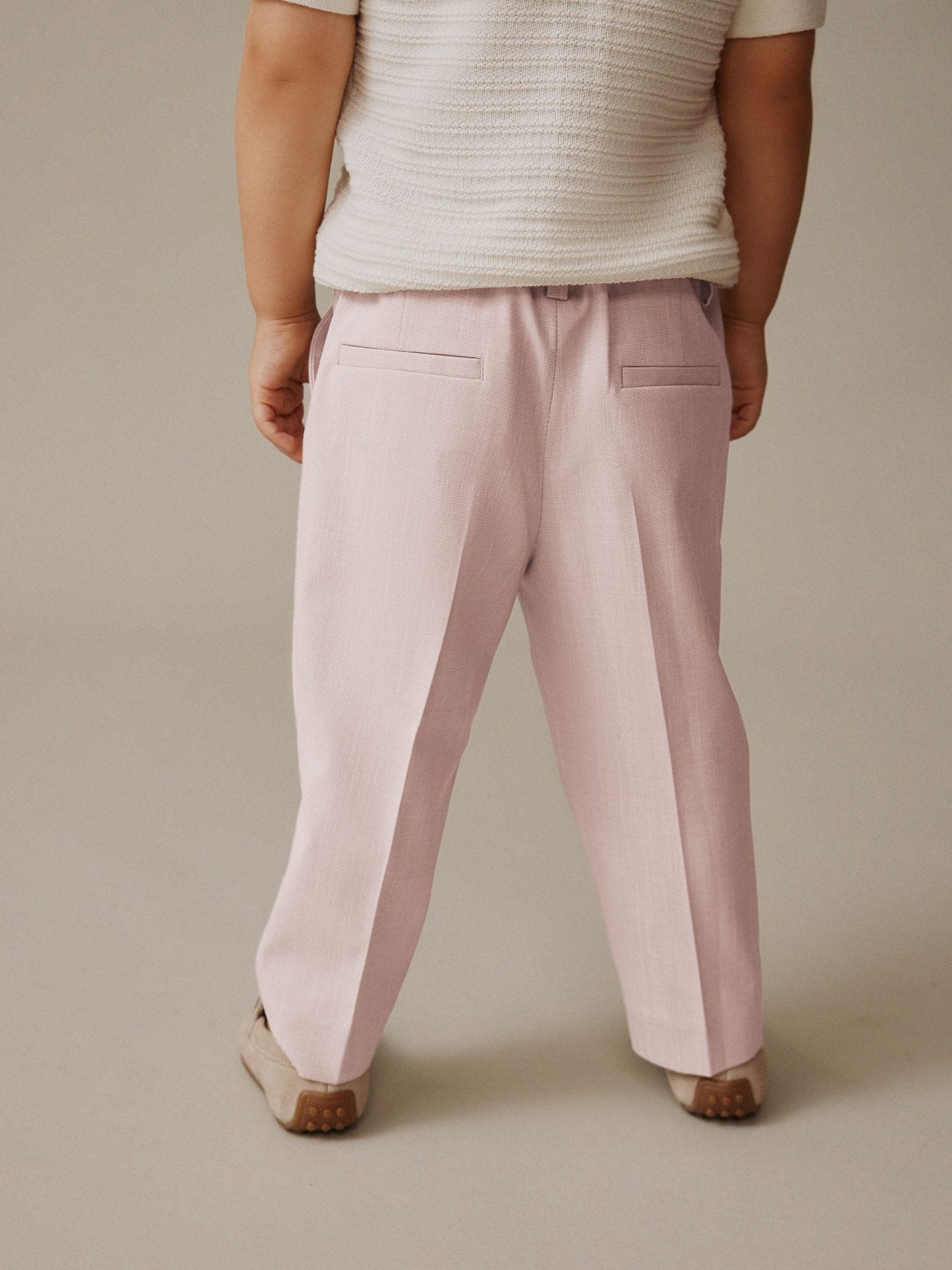 Pink Smart Trousers (3mths-7yrs) - Size 3-6 Months (62-68cm)