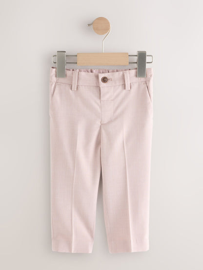 Pink Smart Trousers (3mths-7yrs) - Size 3-6 Months (62-68cm)