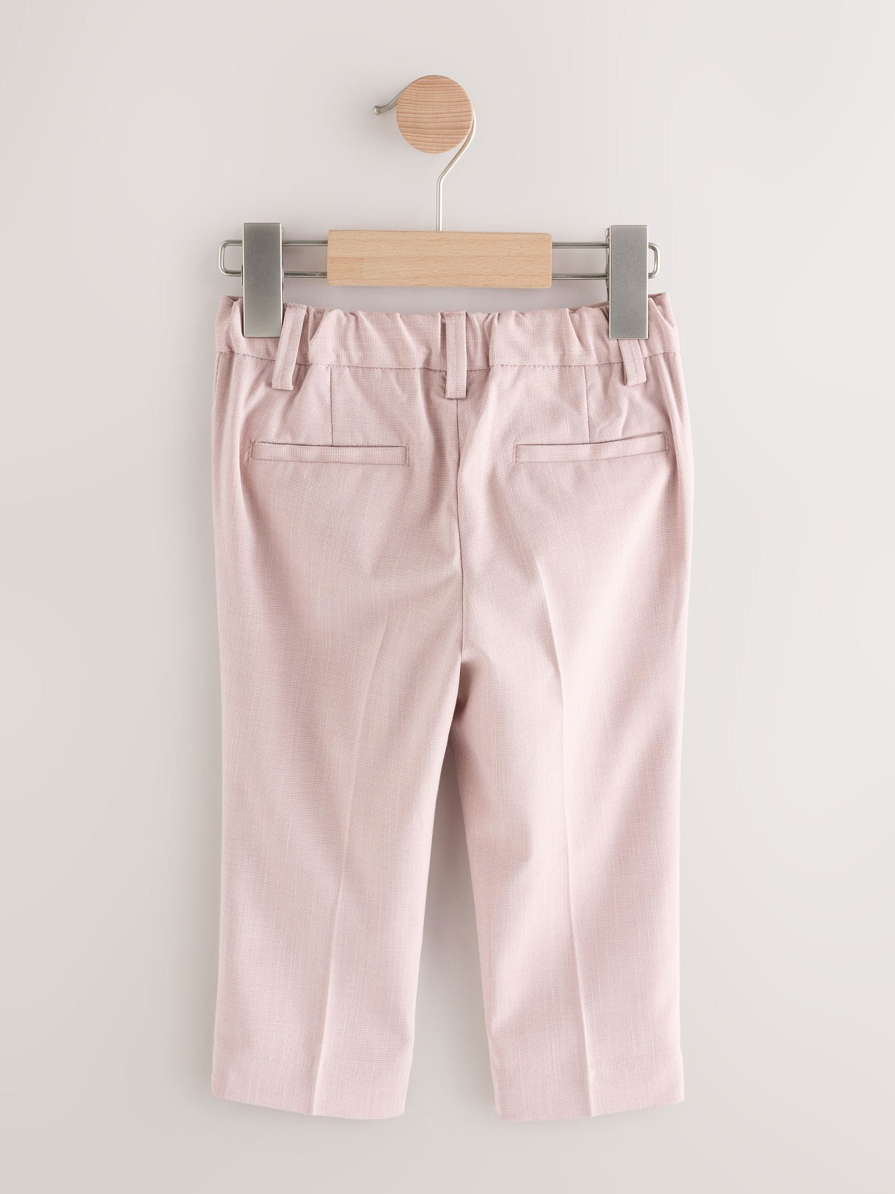 Pink Smart Trousers (3mths-7yrs) - Size 3-6 Months (62-68cm)
