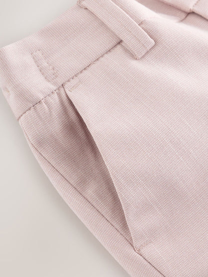 Pink Smart Trousers (3mths-7yrs) - Size 3-6 Months (62-68cm)