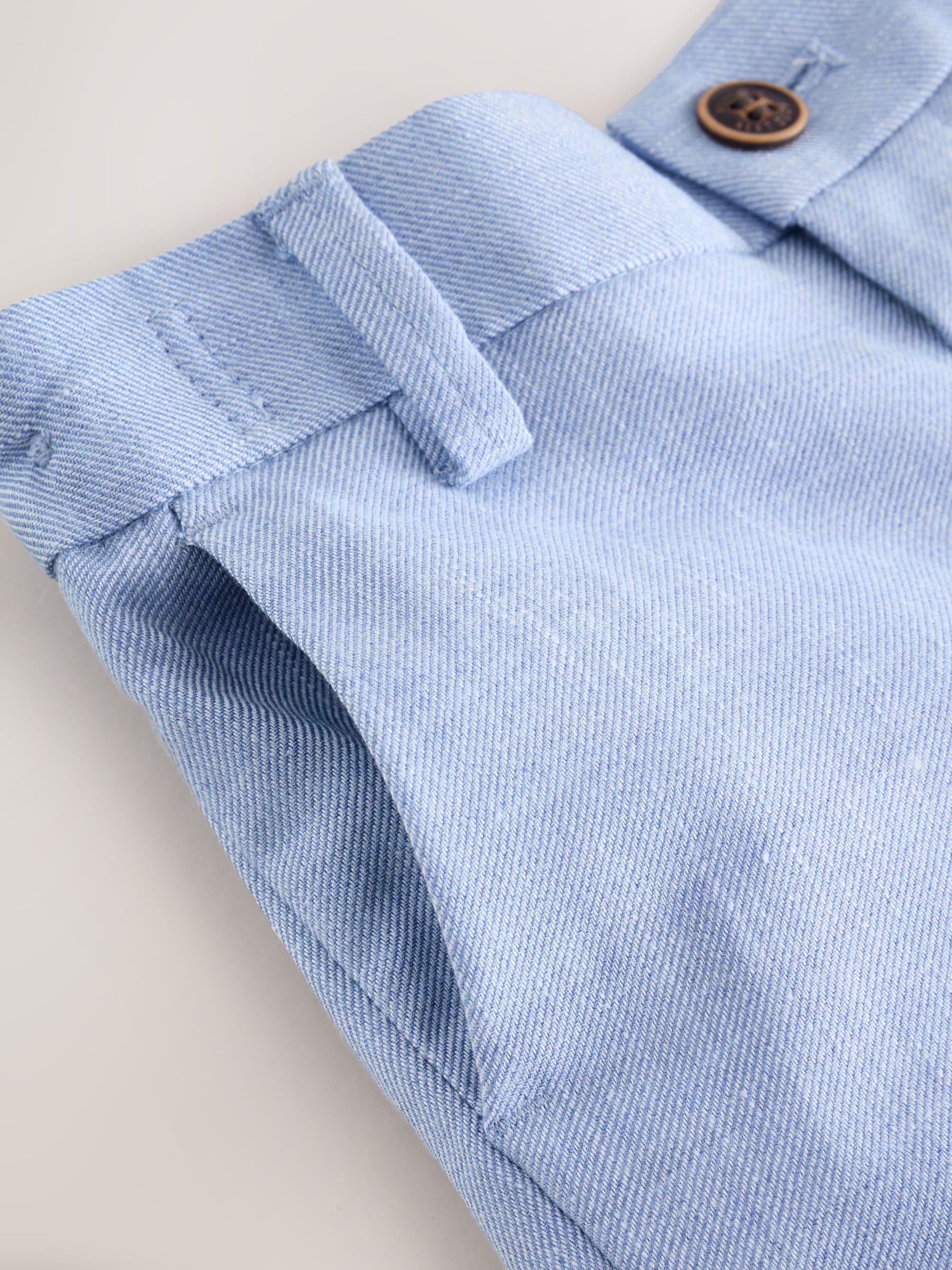 Blue Smart Trousers (3mths-7yrs) - Size 3-6 Months (62-68cm)
