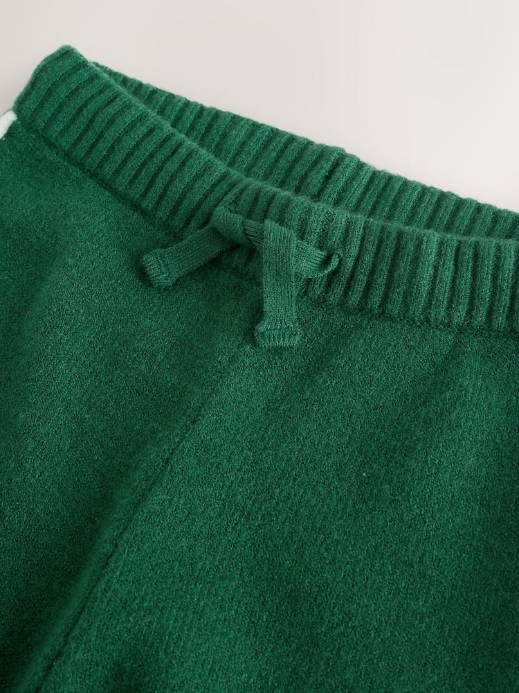 Dark Green NYC Knitted Crew Neck Jumper and Joggers Set (3mths-7yrs)