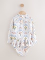 Blue/White Bow Sunsafe Swim Set (3mths-7yrs) - Size 3-6 Months (62-68cm)
