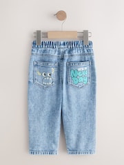 Mid Blue Denim Loose Fit Jeans (3mths-7yrs) - Size 3-6 Months (62-68cm)