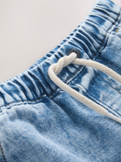Mid Blue Denim Loose Fit Jeans (3mths-7yrs) - Size 3-6 Months (62-68cm)