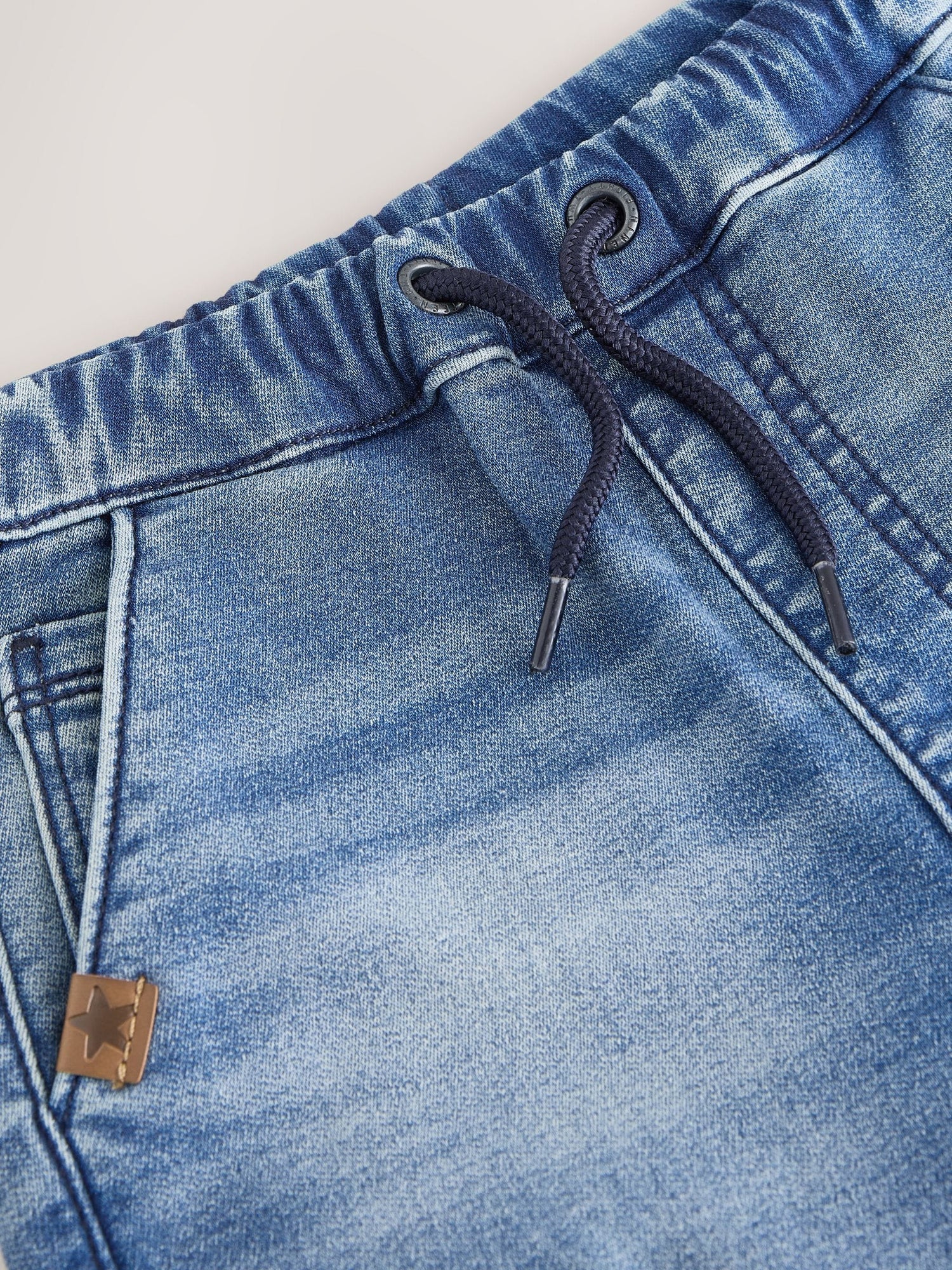 Mid Blue Comfort Stretch Wide Cargo Jeans (3mths-7yrs) - Size 3-6 Months (62-68cm)