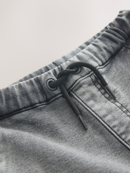 Grey Comfort Stretch Wide Cargo Jeans (3mths-7yrs) - Size 3-6 Months (62-68cm)