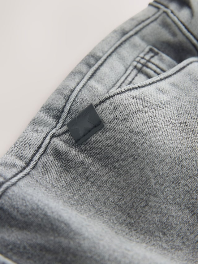 Grey Comfort Stretch Wide Cargo Jeans (3mths-7yrs) - Size 3-6 Months (62-68cm)