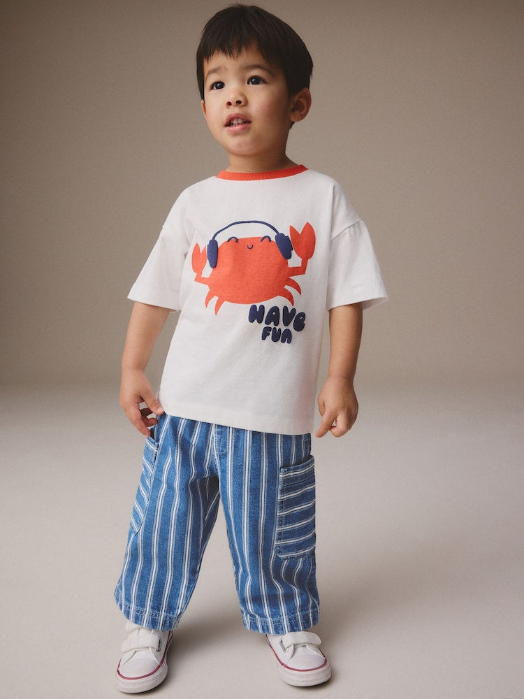 Mid Blue Stripe