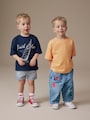 Mid Blue Woodland Character Wide Fit Jeans (3mths-7yrs) - Size 3-6 Months (62-68cm)