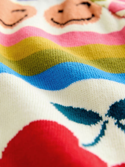 Multi Fun Printed Cardigan (3mths-7yrs) - Size 3-6 Months (62-68cm)