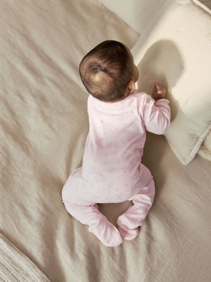 Pink Mummy Family Baby Sleepsuit (0-2yrs)