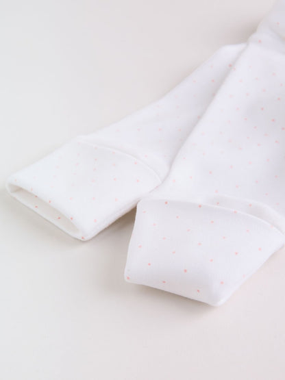 Pink Baby Bunny Sleepsuits 3 Pack (0-2yrs)