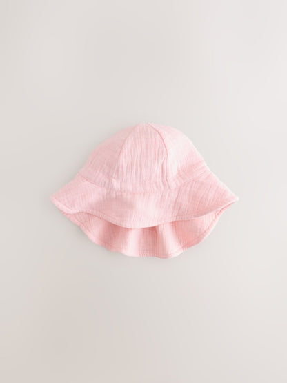 Light Pink Baby Summer Hat - Size 50cm (First Size)