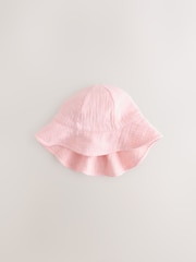Light Pink Baby Summer Hat - Size 50cm (First Size)