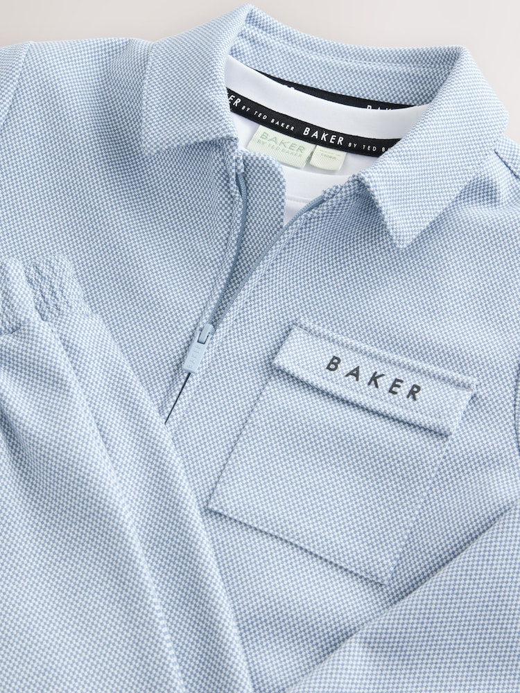 Baker by Ted Baker 3 Piece Textured Jacket T-Shirt and Trousers Set