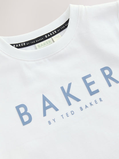 Baker by Ted Baker 3 Piece Textured Jacket T-Shirt and Trousers Set