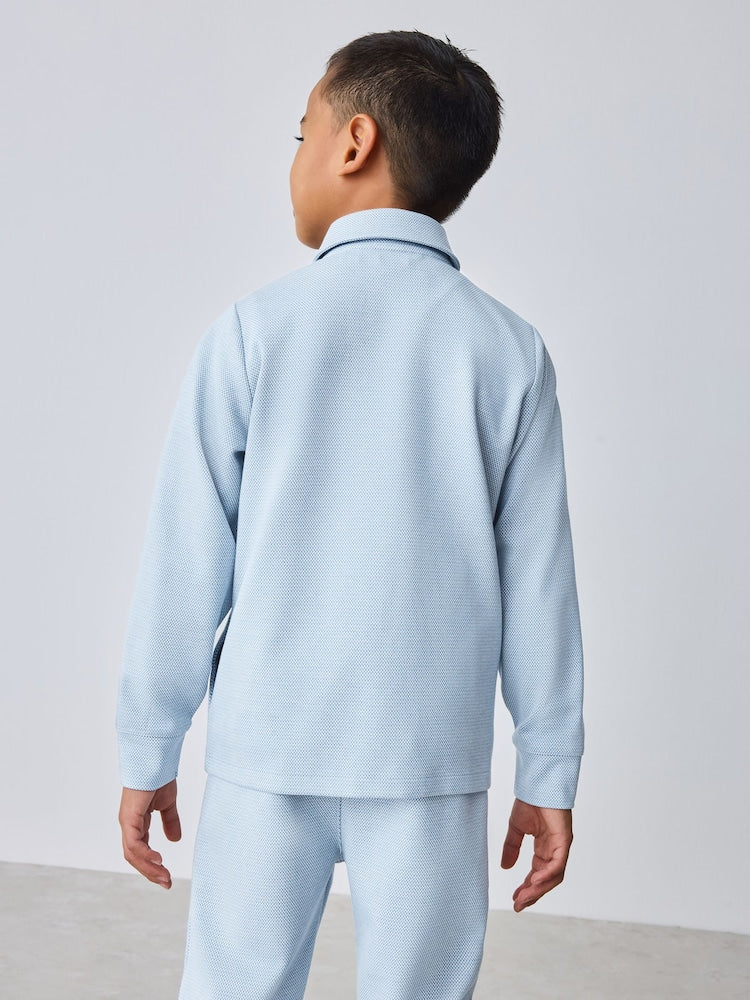 Baker by Ted Baker 3 Piece Textured Jacket T-Shirt and Trousers Set