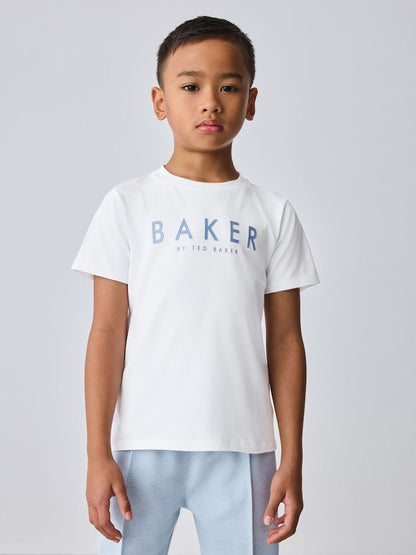Baker by Ted Baker 3 Piece Textured Jacket T-Shirt and Trousers Set