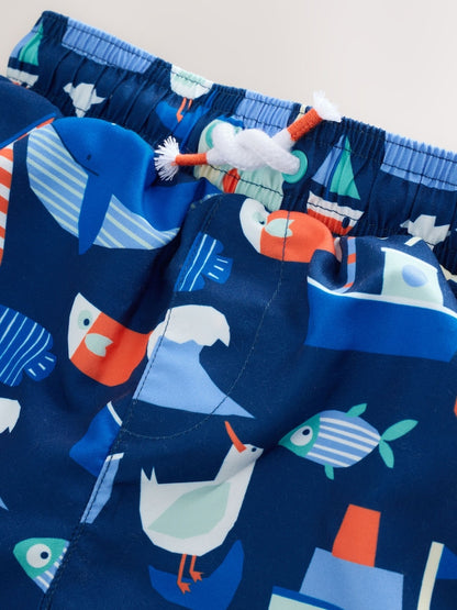 Blue Sunsafe Rash Vest and Swim Shorts Set (3mths-7yrs)