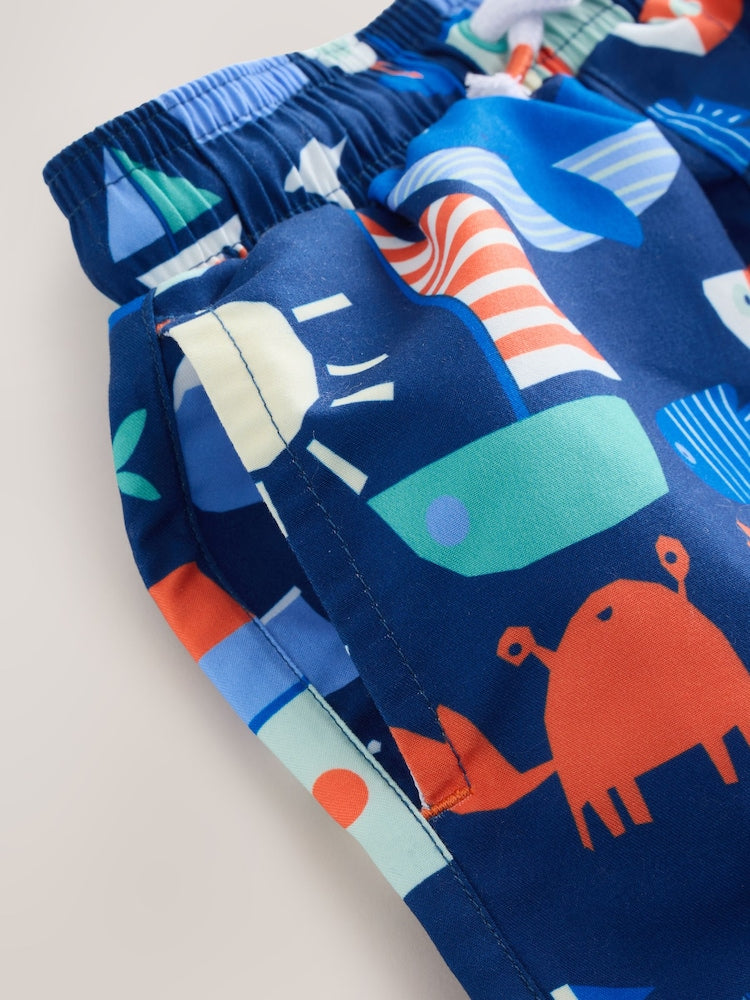 Blue Sunsafe Rash Vest and Swim Shorts Set (3mths-7yrs)