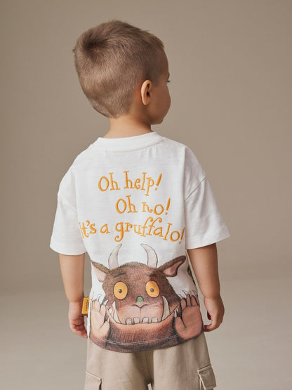Cream Gruffalo Short Sleeve T-Shirt (6mths-8yrs) - Cream Gruffalo / 12-18 Months (80-86cm)