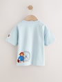 Blue Paddington Bear Short Sleeve T-Shirt (3mths-8yrs) - Size 3-6 Months (62-68cm)