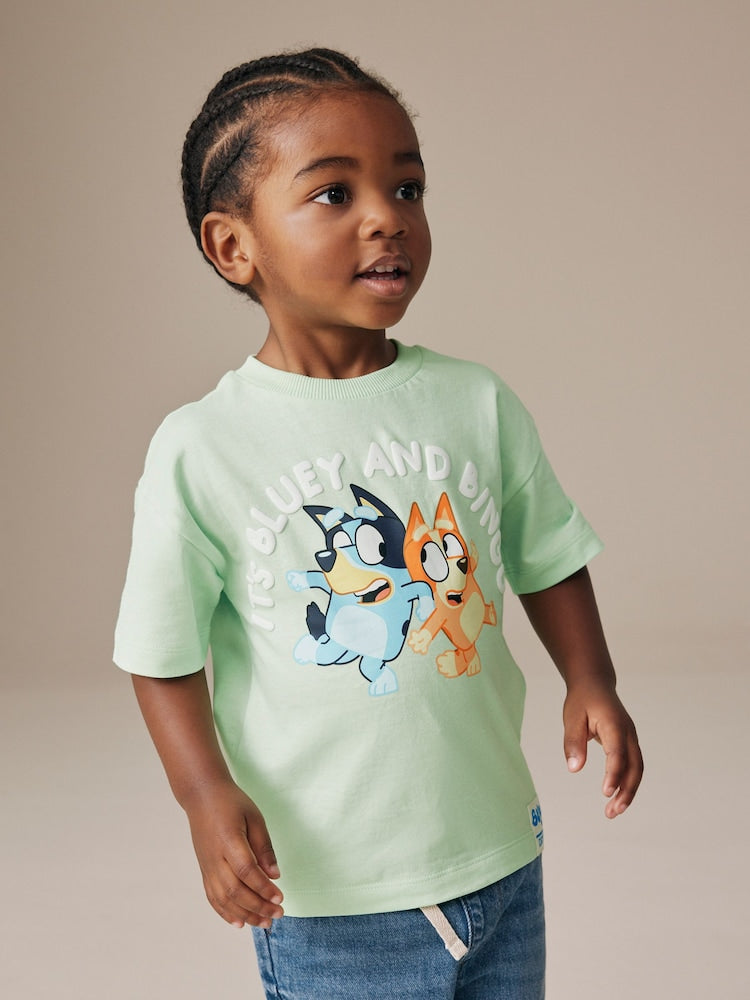 Mint Green Bluey Short Sleeve T-Shirt (12mths-7yrs) - Mint Green / 12-18 Months (80-86cm)