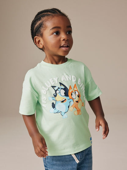 Mint Green Bluey Short Sleeve T-Shirt (12mths-7yrs) - Mint Green / 12-18 Months (80-86cm)