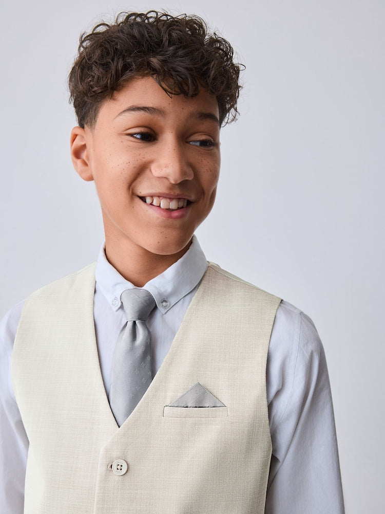 Baker by Ted Baker Waistcoat, Shirt And Tie Set