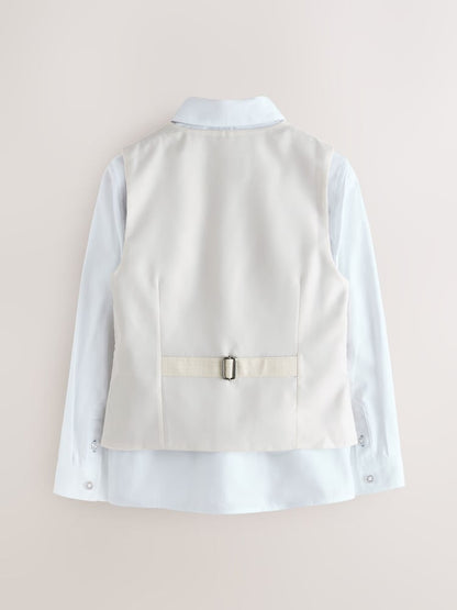 Baker by Ted Baker Waistcoat, Shirt And Tie Set