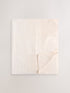 Cream Knitted Patchwork Baby Blanket