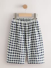 Black/White Floral Gingham Trousers (3mths-7yrs) - Size 3-6 Months (62-68cm)